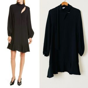 Rodebjer MEDIUM Klement black long sleeve shift dress